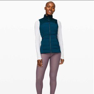 Lululemon Down For It All Vest Night Diver SIZE 2 NWT